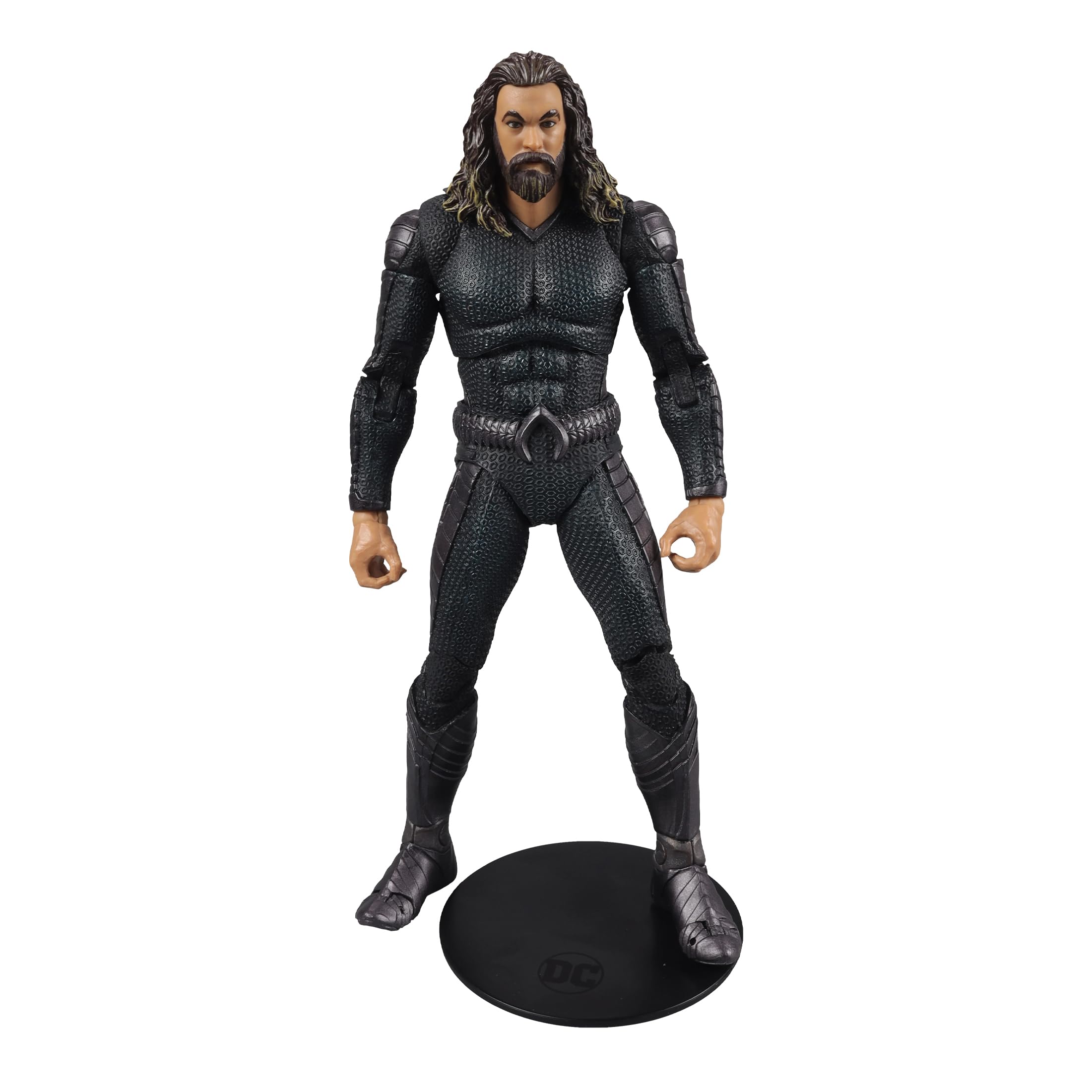McFarlane Toys DC Multiverse Aquaman with Stealth Suit 7-Inch Action Figure - Incredibly Detailed King of Atlantis with Ultra Articulation, Trident, and Collectible Art Card