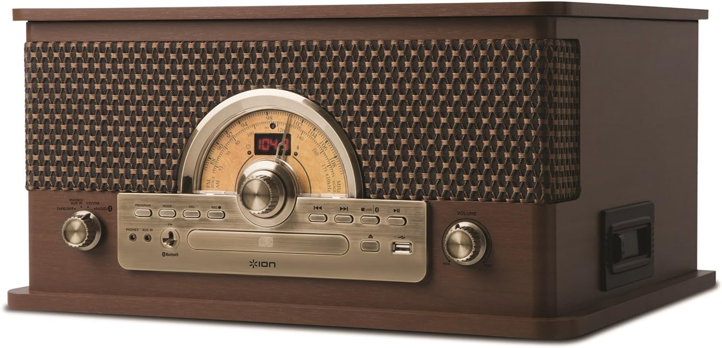 ion 7 in 1 turntable music centre