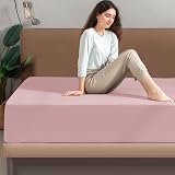 My home store Fitted Sheet 100% Egyptian Cotton 300TC Blush Pink Super King view 5