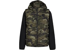 Under Armour boys Twofer Hoodie Vest Shell Jacket, Lightweight and Insulated