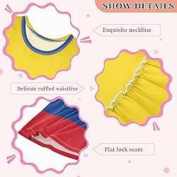 Aflyko Sleeveless Dress for Girl Colombia Flag