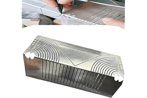 seaplenn Angle & Arc Marking Tool, Adjustable Linear Arc Dual-Purpose Scriber Marking Tool, Welding Square Pipe Marking, Multi-Purpose Metal Marking Tool for Metalworking, Engineering, Construction