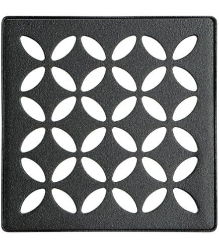 Drain De Douche Carré De 15,2 Cm Avec Bride De Liaison – Kit De Bride De Vidange De Douche En Acier Inoxydable Durable Pour Un Drainage Rapide, Installation Facile, Idéal Pour Les