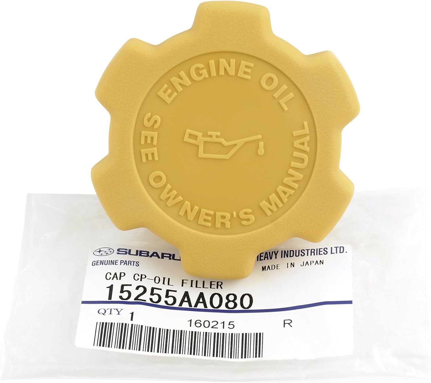 Subaru 15255 AA080, Engine Oil Filler Cap Automotive