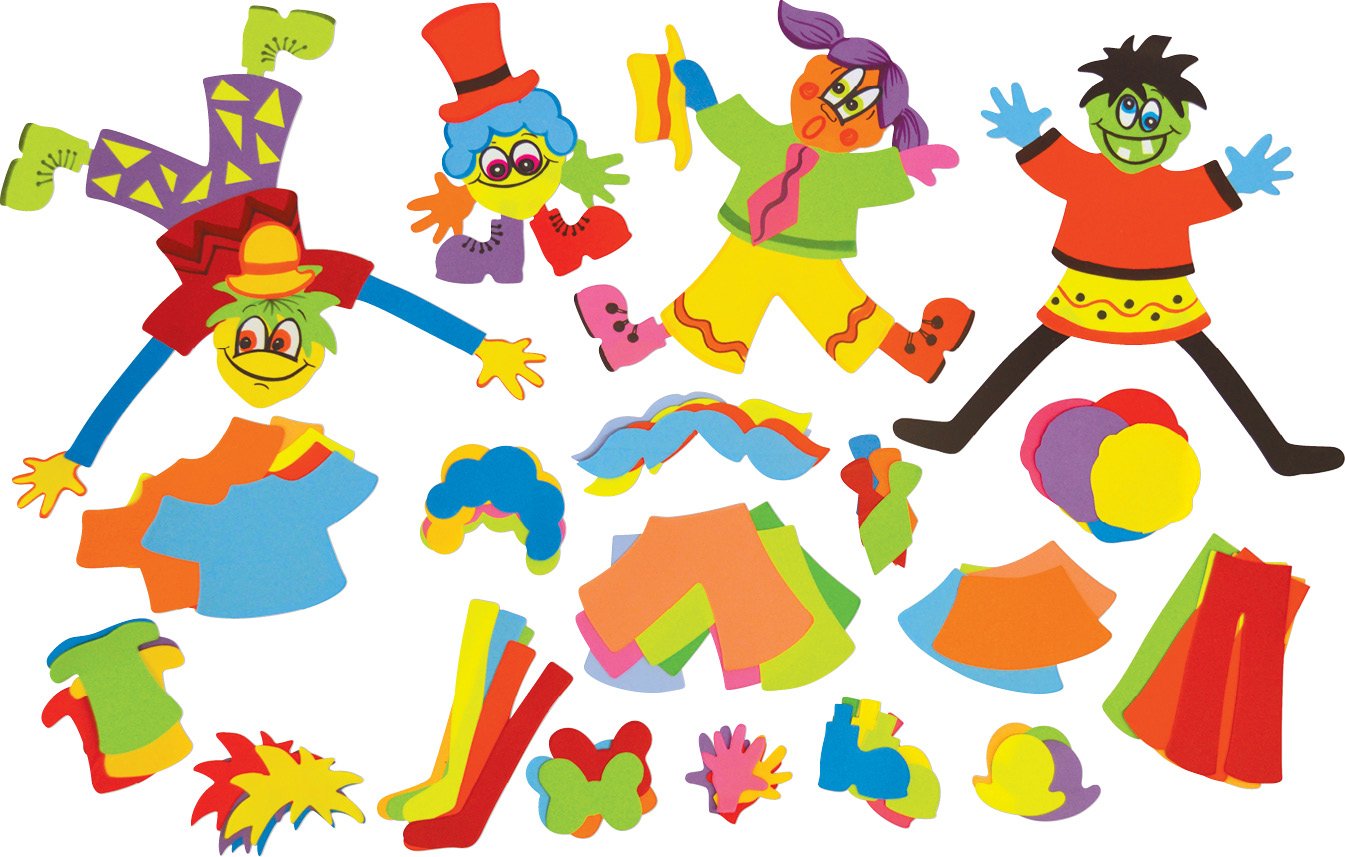 Springboard Make a Wacky Character Craft Activity (Pack of 360)
