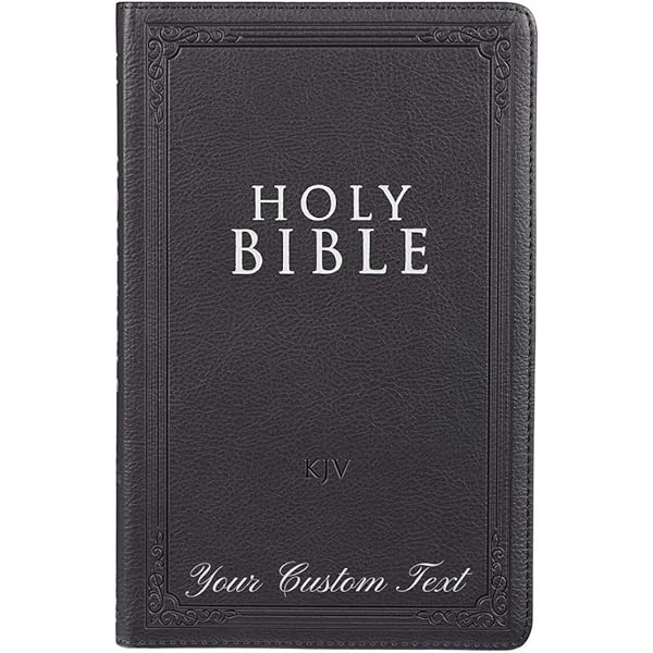 Engraved Personalized KJV Ultrathin Bible Laser engraved Bible