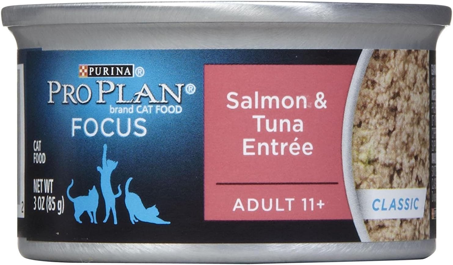 PURINA Pro Plan Focus Senior Cat 11+ Salmon and Tuna Entree Canned Cat Food