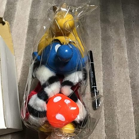 Amazon スマーフ 人形 ソフビ フィギュア King Smurf 王様 王冠 きのこ 海外キャラクター The Smurfs インテリア ビンテージ Figure フィギュア ドール 通販