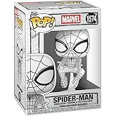 Funko Pop! Marvel: Marvel Sketched - Spider-Man - Collectable Vinyl Figure - Gift Idea - Official Merchandise - Toys for Kids & Adults - Comic Fans - Model Figure for Collectors and Display