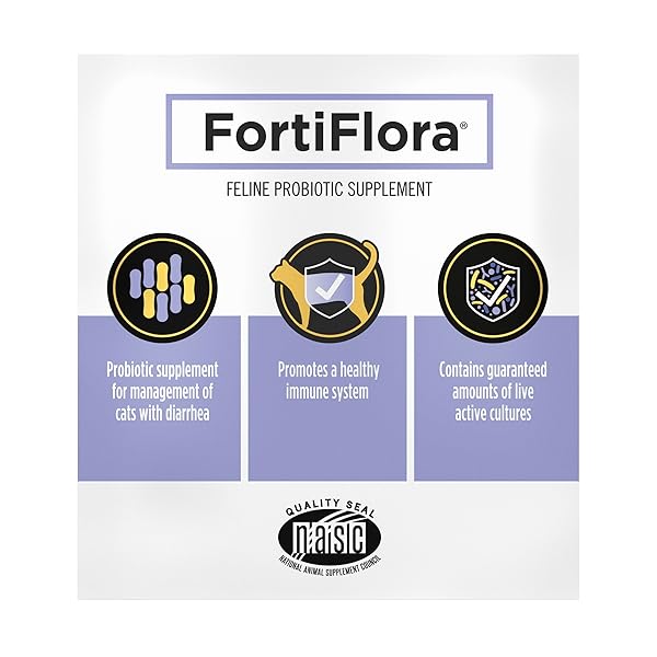 PURINA PRO PLAN VETERINARY SUPPLEMENTS FORTIFLORA CAT PROBIOTIC SUPPLEMENT FOR CATS WITH DIARRHEA – 30 CT. BOX