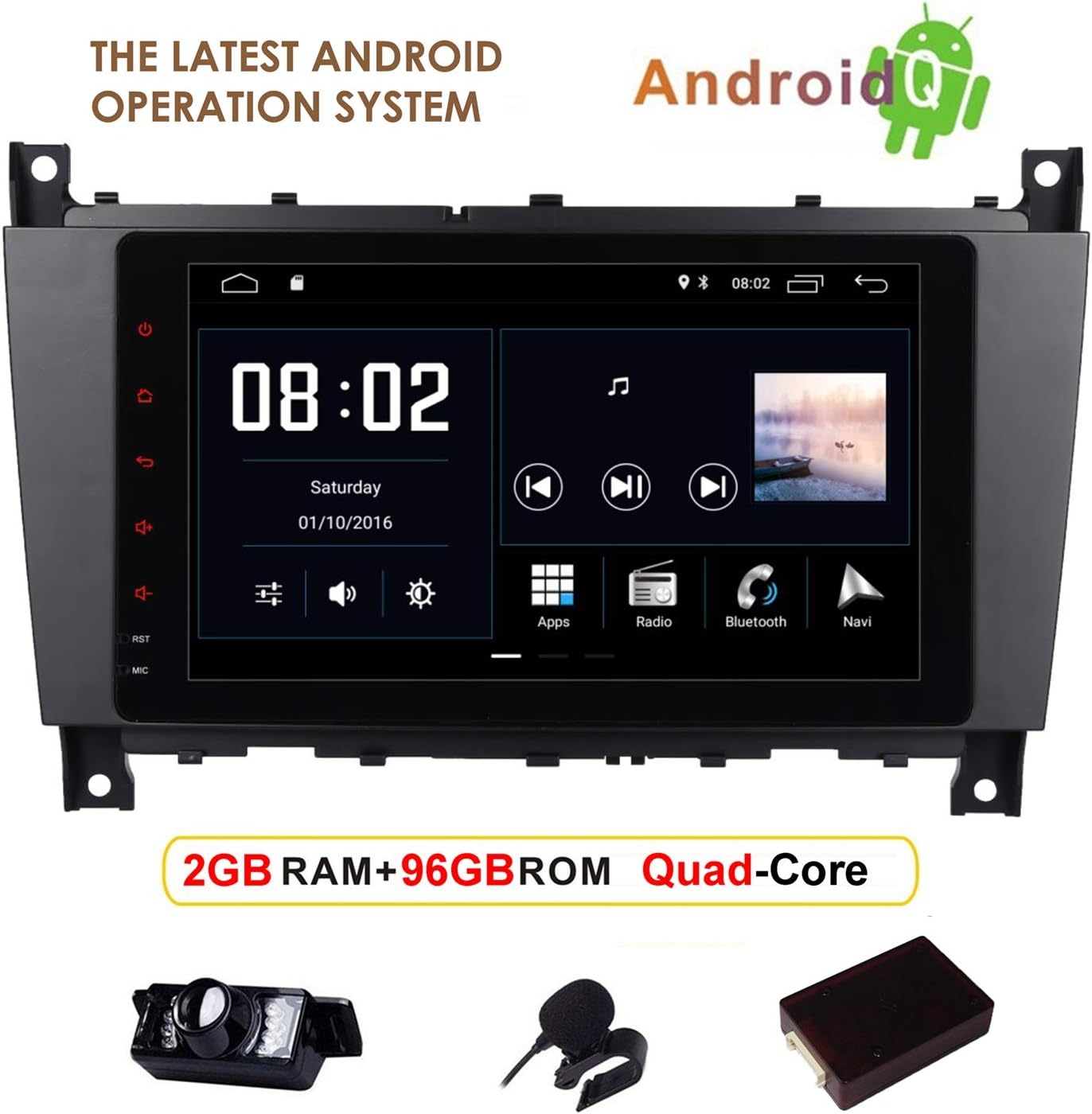 Android 10 Car Stereo Radio DAB for MercedesBenz Amazon.co.uk