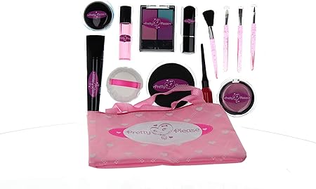 Amazon 女の子用ごっこメイクアップ このプレミアムフェイク メイクアップセットで自分で作る自由を与えます この子供用メイク アップはとても柔らかく 女の子のメイクアップキットが良いと思うかもしれません メイクアップ おもちゃ