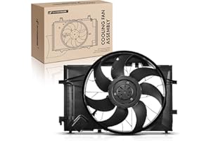 A-Premium Engine Radiator Cooling Fan Assembly Compatible with Mercedes-Benz Models - C230 2004-2007, C240 2004-2005, C280 20