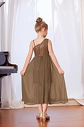 GRACE KARIN Girls One Shoulder Sequin Dress Size 8