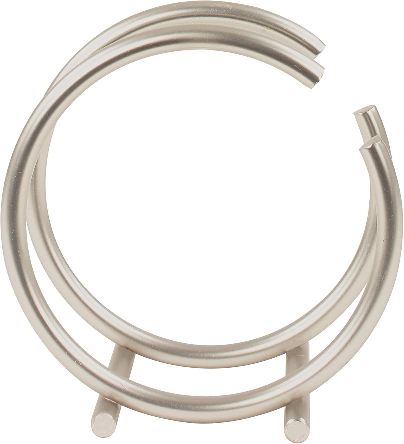 Spectrum Diversified Euro Round Vertical Contemporary Upright Holder, Modern Kitchen Décor & Dining Table Accessory, Countertop Napkin Storage, 1 EA, Satin Nickel: Home & Kitchen