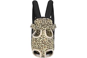 Inspack Dog Cat Backpack Carrier, Dog Carrier Comfortable for Small Medium Dogs, Pet Dog Front Chest Carriers Backpacks, Puppy Carrier Sling Backpack, Holder Papoose for Dog Baby Cat Body【Small Size】