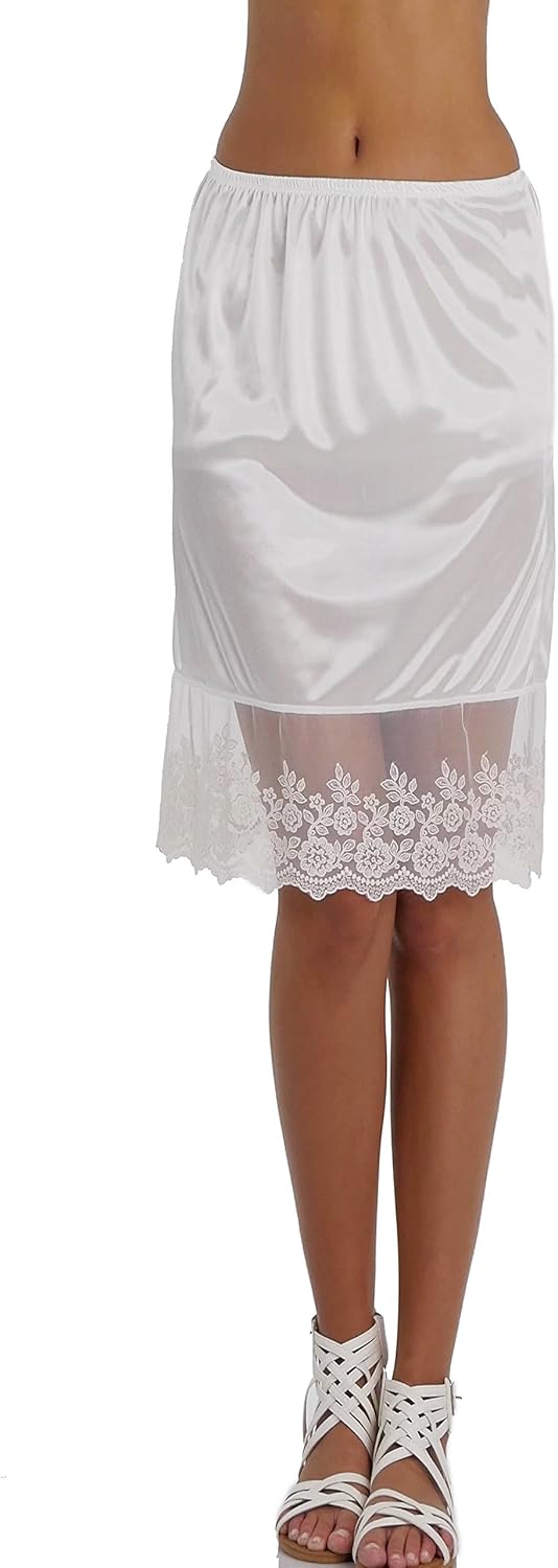 White flowy skirt extender Clearance