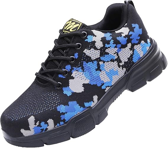 Amazon Com Mitudidi Steel Toe Safety Work Shoes Mens Women