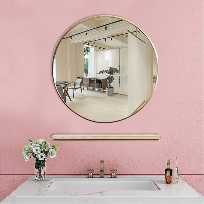 HLWJXS Espejo, Baño, Montado en la Pared, Espejo de Maquillaje, Tocador