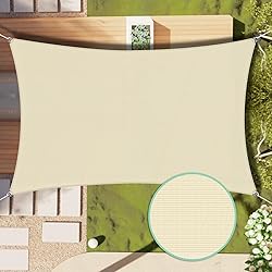 SunnyRoyal 25'x36' Sun Shade Sail Super A Ring Wire