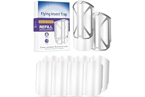 LRFY Refill Cartridge Compatible with ZEVO Plug-in Light M364 and Max, Replacement Refill Cards Glue Cards, 2 Pack Reuse Refill Cartridges Plus with 8 Piece Extra Glue Cards