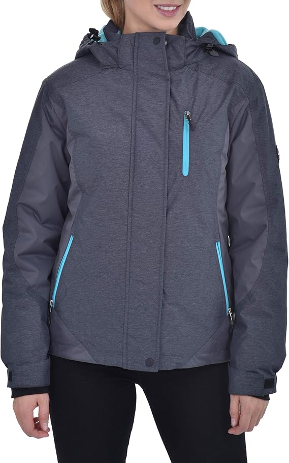 Swiss Alps Womens Insulated Waterproof Performance Winter Ski Jacket