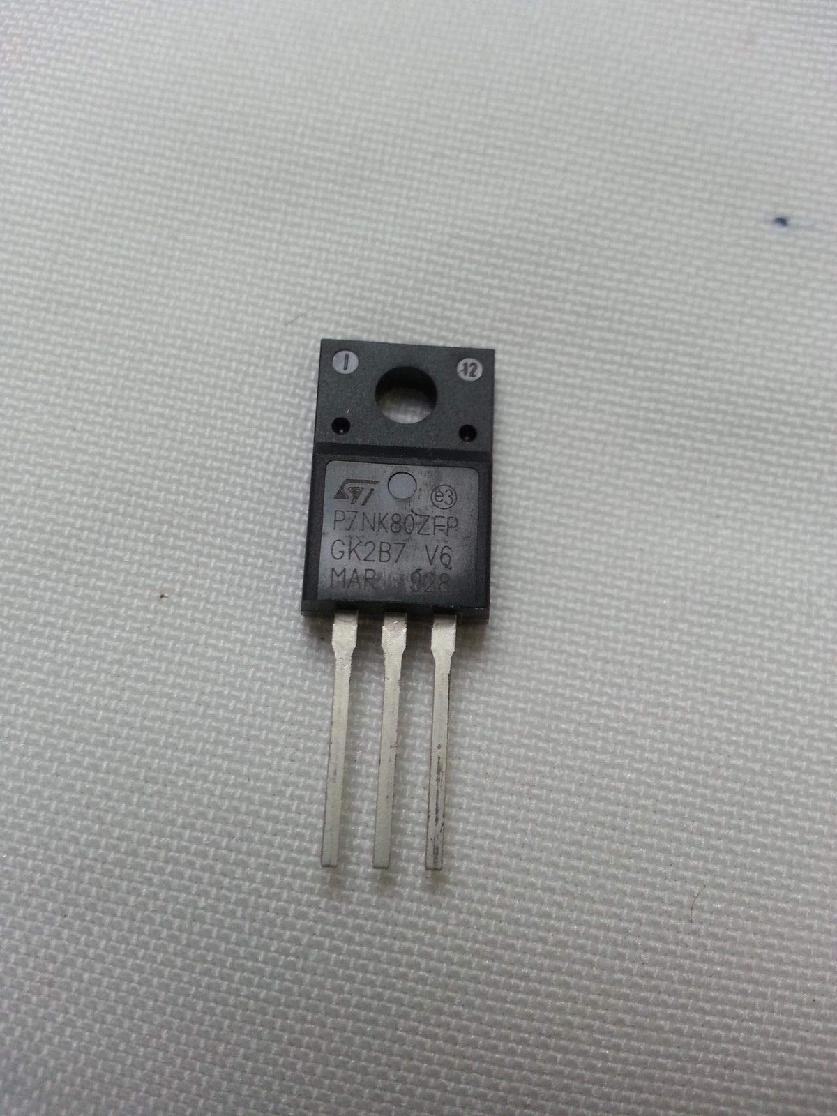 Integrated Circuit P7NK80ZFP STP7NK80ZFP + 1gram Heat Sink Compound