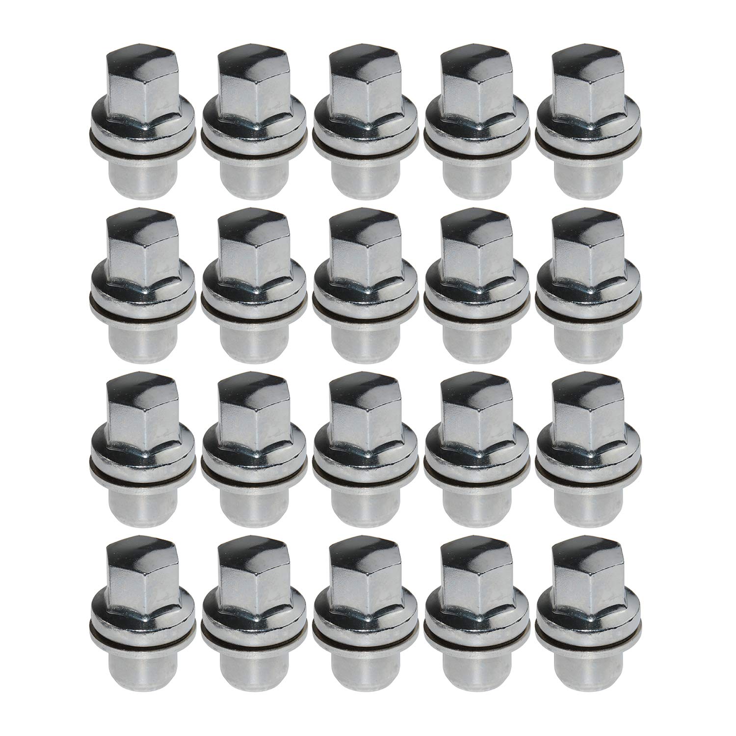 RRD500290A 20pc Wheel Lug Nuts Bolts Compatible with LR3 LR4# RRD500290 RRD500510 LR068126