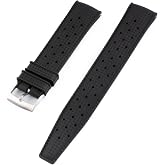 StrapHabit Quick Release Tropical Style FKM Rubber Watch Strap Band 18mm, 19mm, 20mm, 21mm, 22mm