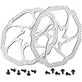 D Dymoece 2 Pcs Bike Disc Brake Rotors with 12 Bolts 140mm/160mm/180mm/203mm for MTB Mountain Road Bicycle BMX