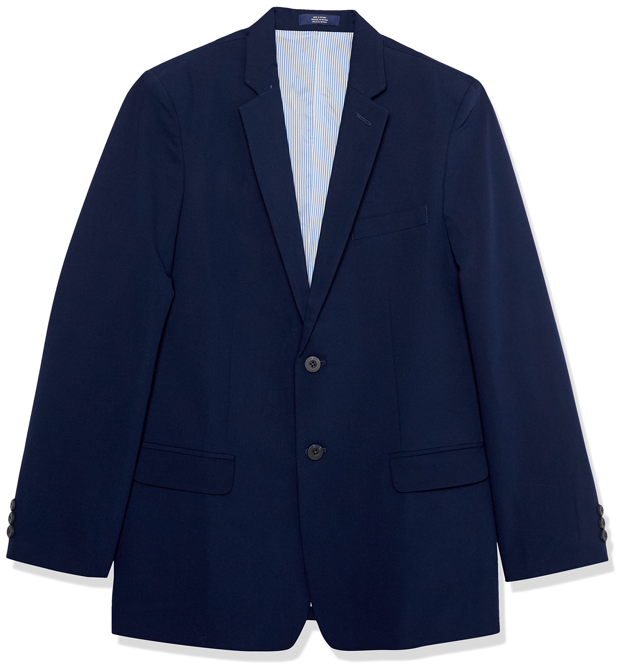 Izod Boys' Bi-Stretch Blazer Jacket Suit, Bank Blue, 18 Image