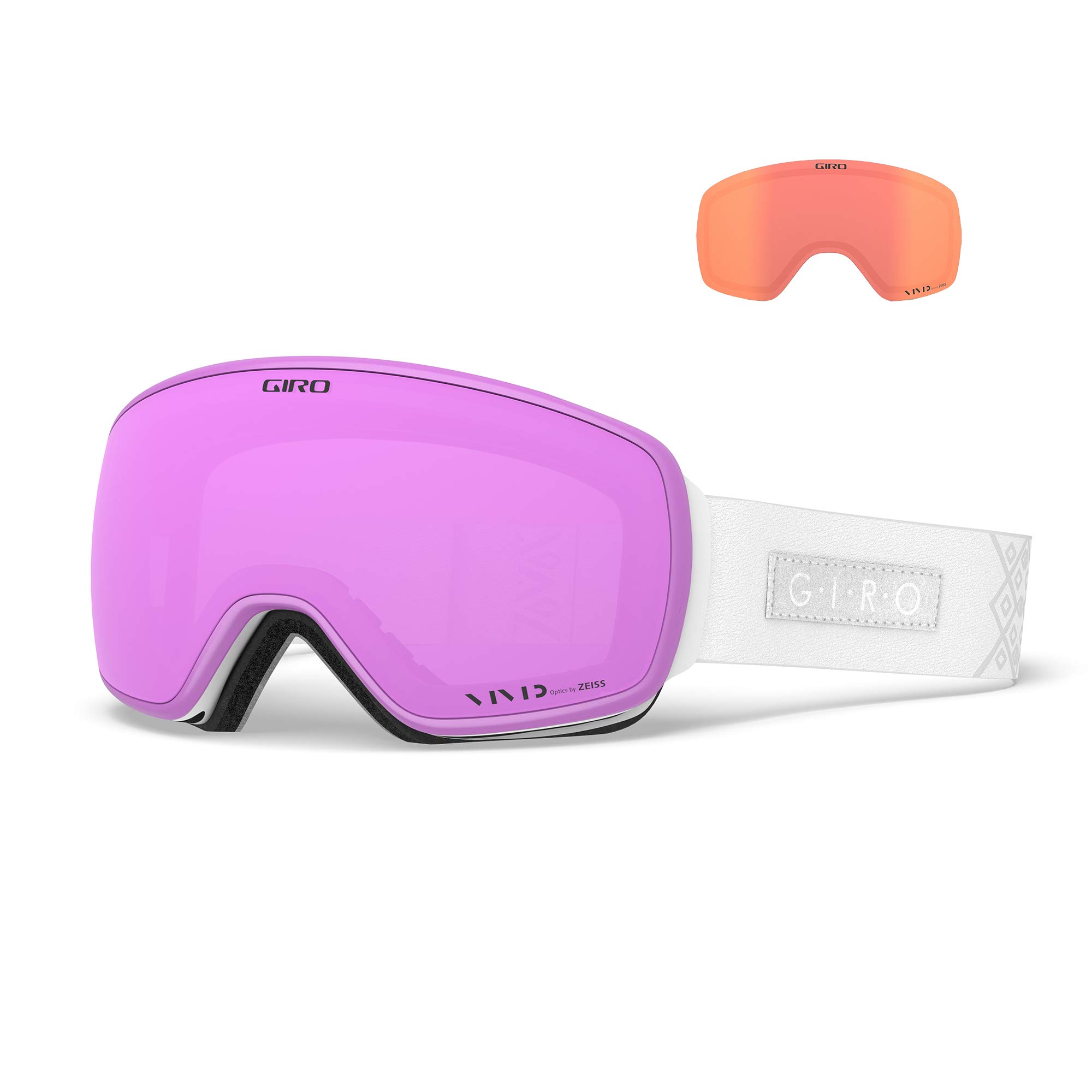 Giro Girrj Eave Snow Goggles - White Velvet Vp Vi, One Size