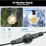 Gcstnn Extension Cable 10M Waterproof 2 Pin for G40 Icicle Festoon Lights IP65 view 4