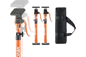 VEVOR Cabinet Jack Support Pole, 2-Pack, 18.9-29.5 Inch Steel Telescopic Quick Support Rod, Adjustable 3rd Hand System up to 