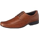 BATA Men's Leather Oxford Dress Lace Up Shoes, Comfortable Formals & Casuals for Men, Cushioned Insole, Durable Sole, Derby Style Footwear for Suit, Church, Office, Wedding & Daily Wear Shoes
