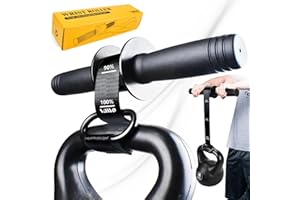 VAIIO Forearm Strengthener and Wrist Roller with Quick Locking Mechanism - Durable PVC Anti-Slip Grip Handles - Perfect for Men and Women - Ideal for Hand, Wrist, and Forearm Strength Training