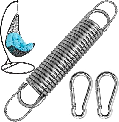 Morzejar Hanging Chair Spring Suspension Kit 304 Stainless Steel 150 kg