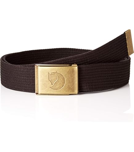 FJALLRAVEN｜BELTS (1960 Logo Belt (86978/633)) Amazon.com: Fjällräven 1960 Logo Belt Black One Size