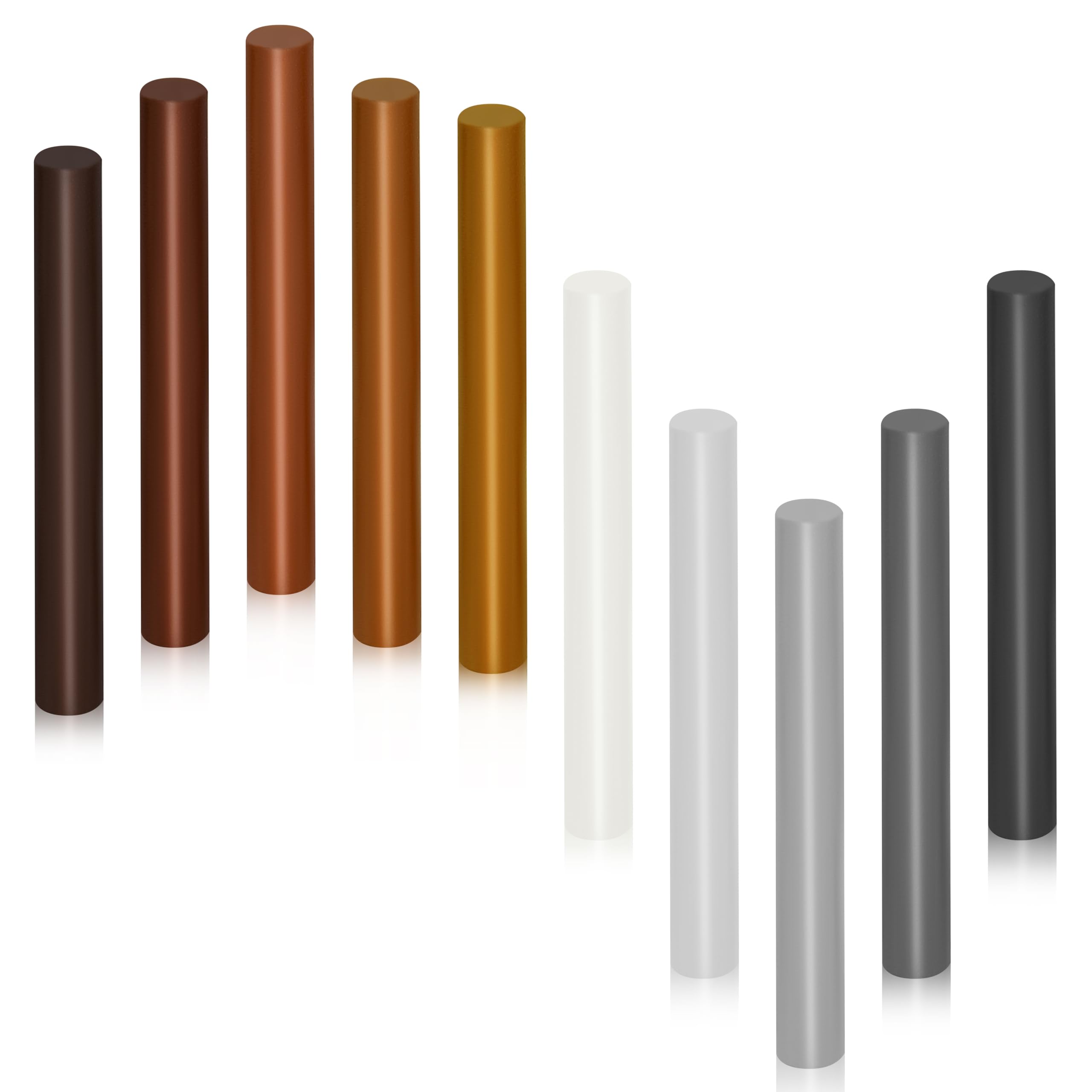 Pronese 11CM Wax Filler Sticks with Scraper for Wood Repair Kit, Furniture Repair Kit, Wood Filler Sticks, Wood Scratch Repair, Laminate Floor Repair Kit (10 Pcs)