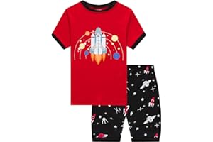 Dolphin&Fish Boys Pajamas Cotton Summer Short Set Toddler Clothes Kids Pjs Sleepwear Sets