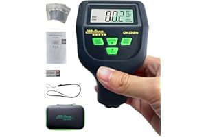 VVV-GROUP Paint Thickness Gauge CM-224Pro 2026 | Coating Thickness Meter Fe/Al/Zn | Auto Paint Depth Gauge Car Tester with High-Precision Probe, Multi-Unit Display & Auto Calibration
