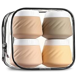 Gemice Travel Containers for Toiletries, Silicone