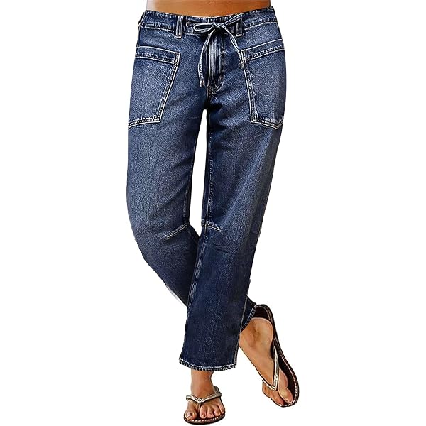 Straight-Leg Cropped Jeans