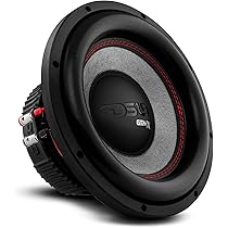 Subwoofer DS18 GEN-X104D em preto – Bobina de voz de alumínio