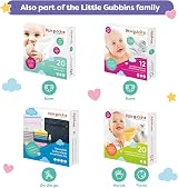 Little Gubbins 6 Bamboo Wash Cloths 25x25cm 100% Natural Baby Towels view 7