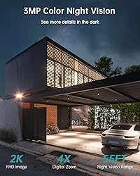 ZUMIMALL Solar Security Cameras Wireless