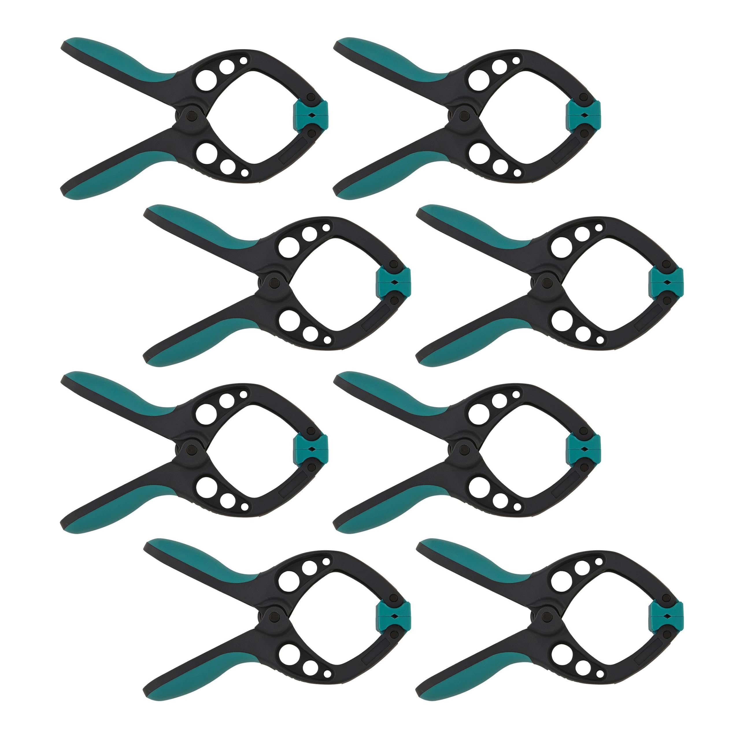 wolfcraft 8 PRO Spring Clamps, 40 mm I 8651000 I A Versatile aid – Ideal for DIY and Model Building Projects — image 1