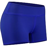 Tough Mode Women's 3" Athletic Workout Volleyball Running WOD Compression Shorts