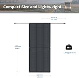 FIREFLY ENERGY 200W Flexible Monocrystalline Solar Panel Caravan Boat Roof view 2