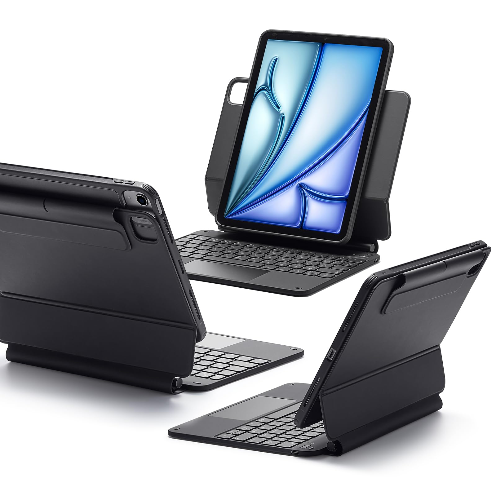 ESR iPad Air 11インチ用キーボード付きケース ブラックの商品画像